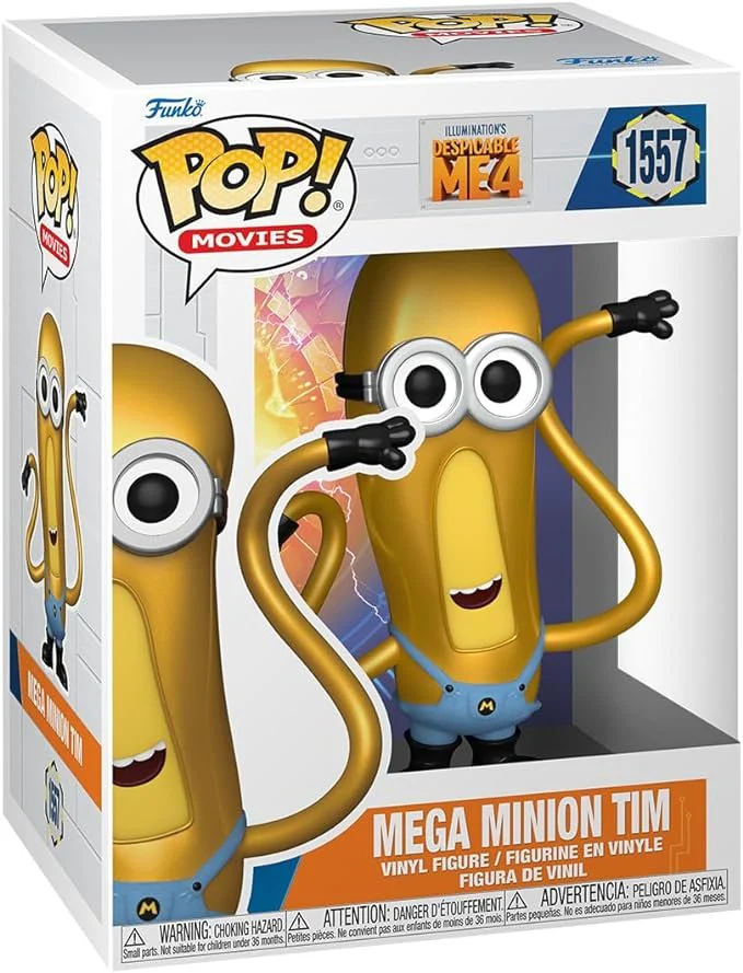 Funko POP! Movies: Despicable Me 4 – 1557 Super Tim - Despicable Me: Minions - Collectable Vinyl Figure