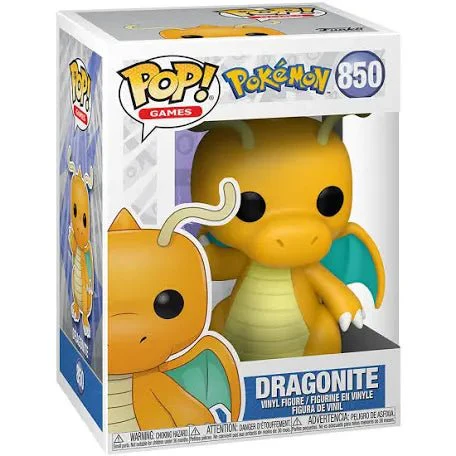 Funko Pop! Games: Pokemon - 850 Dragonite - Dragonite - Collectible Vinyl Figure