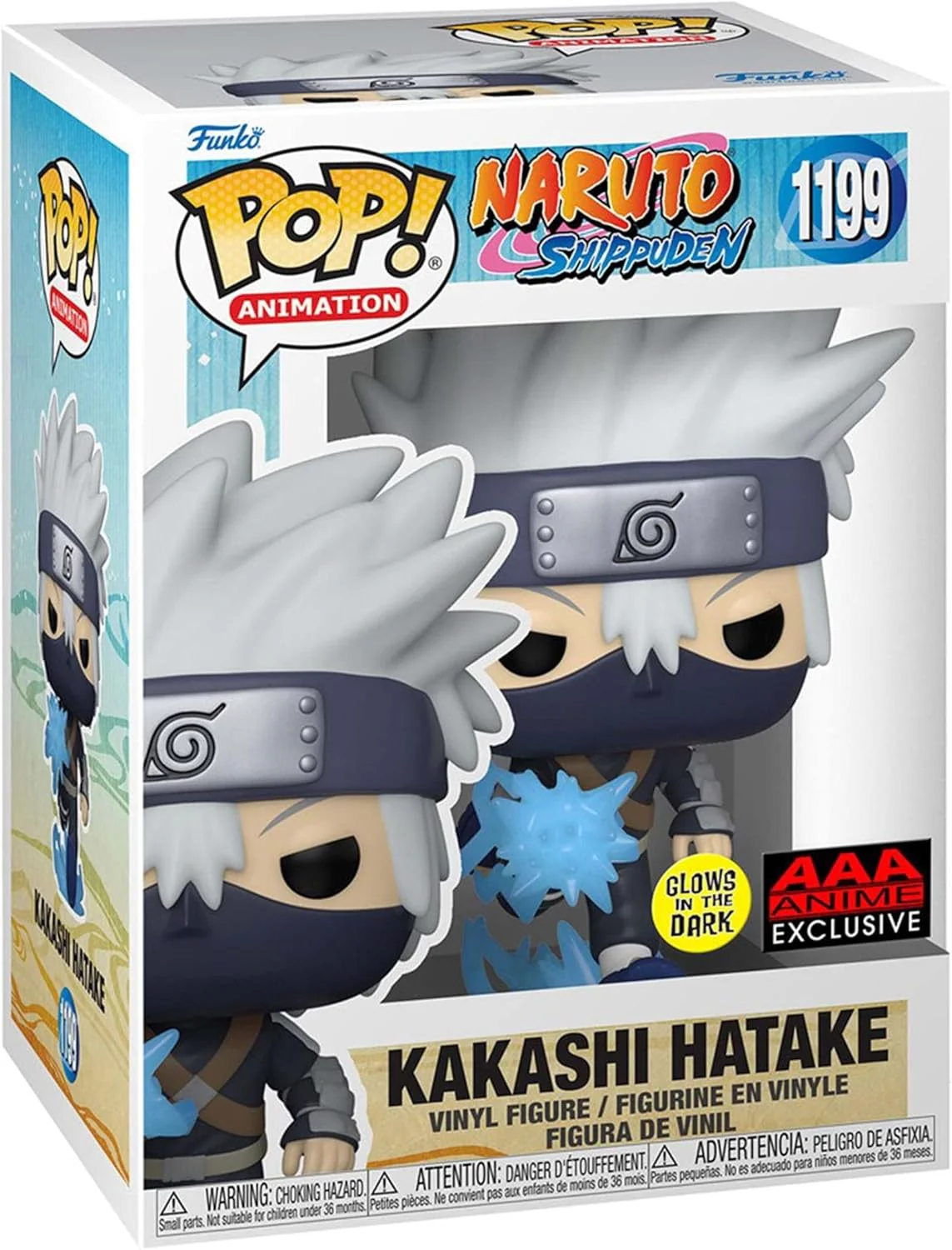 Funko POP! Animation: Naruto Shippuden - 1199 Young Kakashi Hatake Standard - Image 2