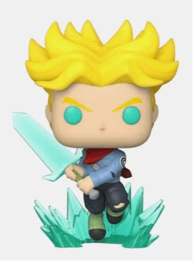 Funko POP Dragon Ball 1281 Super Super Saiyan Trunks w/ Sword GITD Exclusive - Image 2