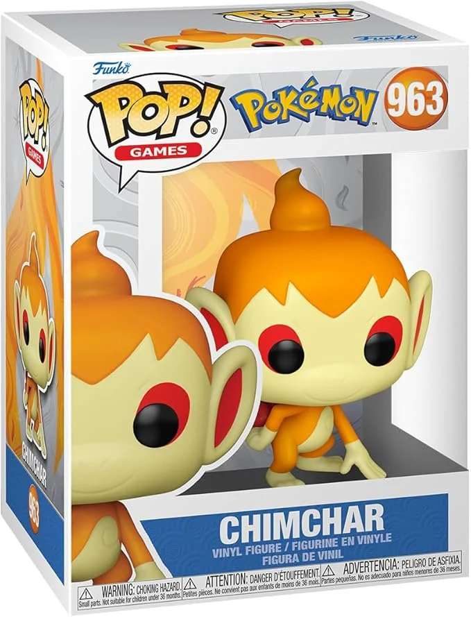 Funko Pop Games: Pokemon - 963 Chimchar - Collectable Vinyl Figure