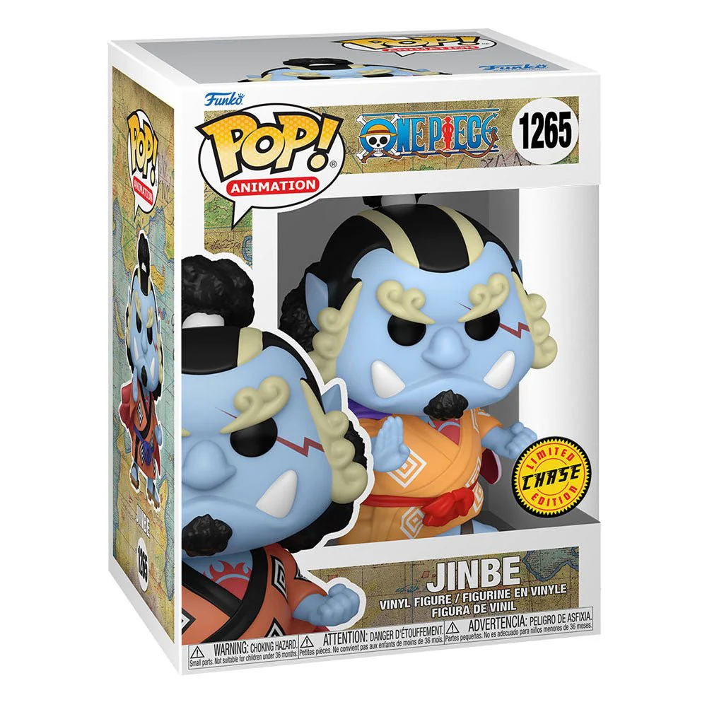 Funko Pop ! 1265 Jinbe - One Piece + Protector: Pop! Animation Vinyl Figure
