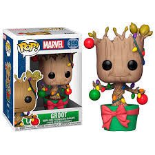 Funko Pop Marvel: Holiday, Guardians of The Galaxy - 399 Groot Collectible Figure, Multicolor