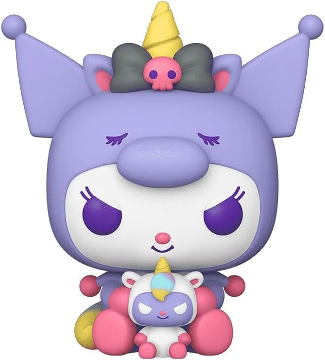 Hello Kitty and Friends - 62 Kuromi Unicorn Party Vinyl Figure Collectibles Bundle with Compatible Funko Pop - Image 2