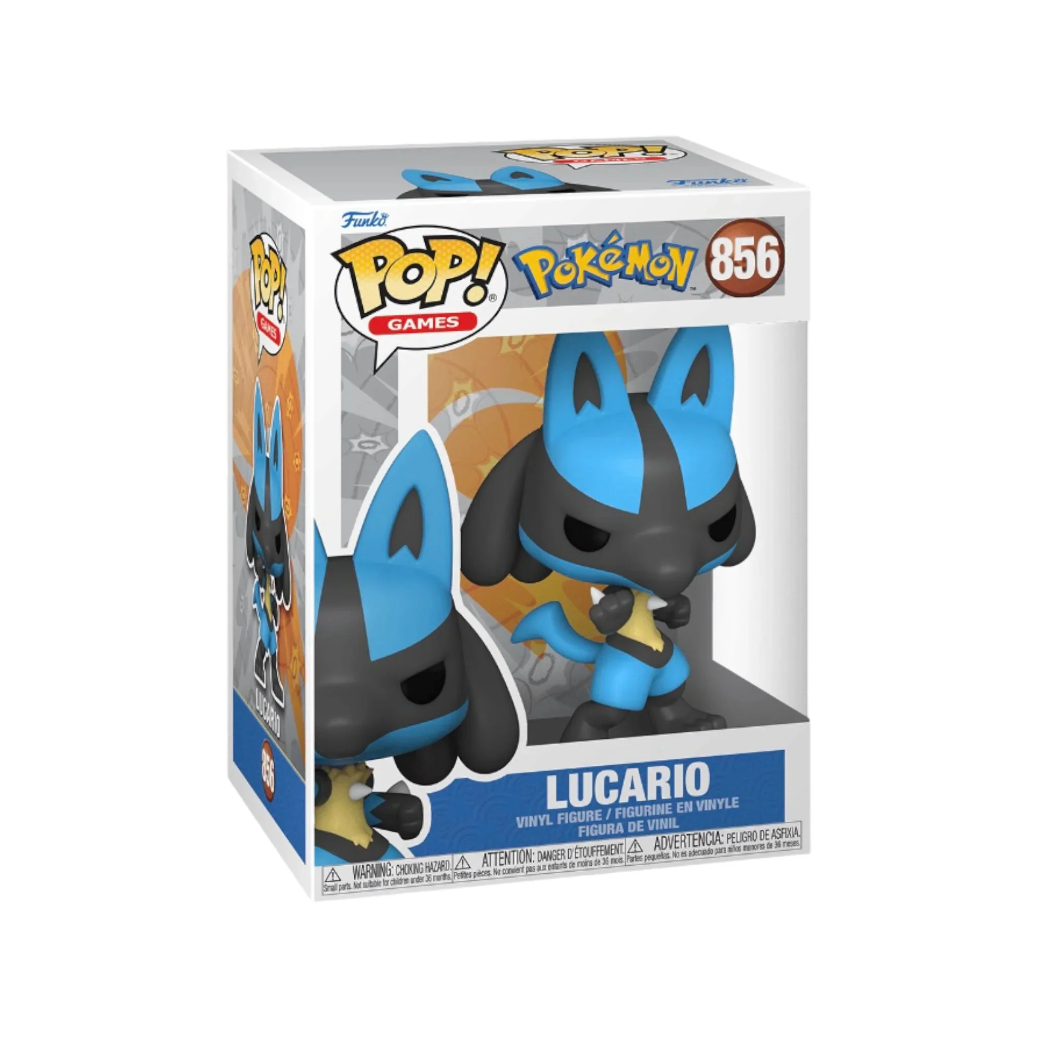 lucario 856 Funko POP! Games: Pokemon - 856 Lucario - Collectible Vinyl Figure