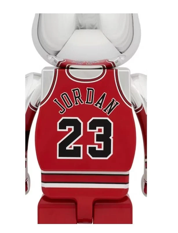 Michael Jordan’s silver Bearbrick 400% - Image 2