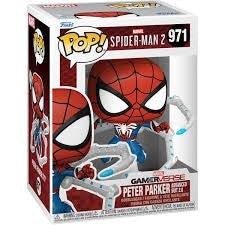 Funko POP! Games: 971 Spider-Man 2- Peter Parker Suit - Spider-Man - Collectable Vinyl Figure