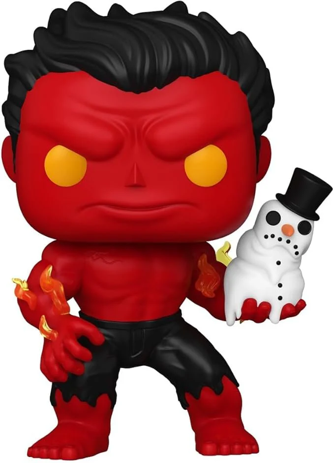 Funko POP! Marvel: Holiday – 1439 Red Hulk - Marvel Comics - Collectable Vinyl Figure - Image 2