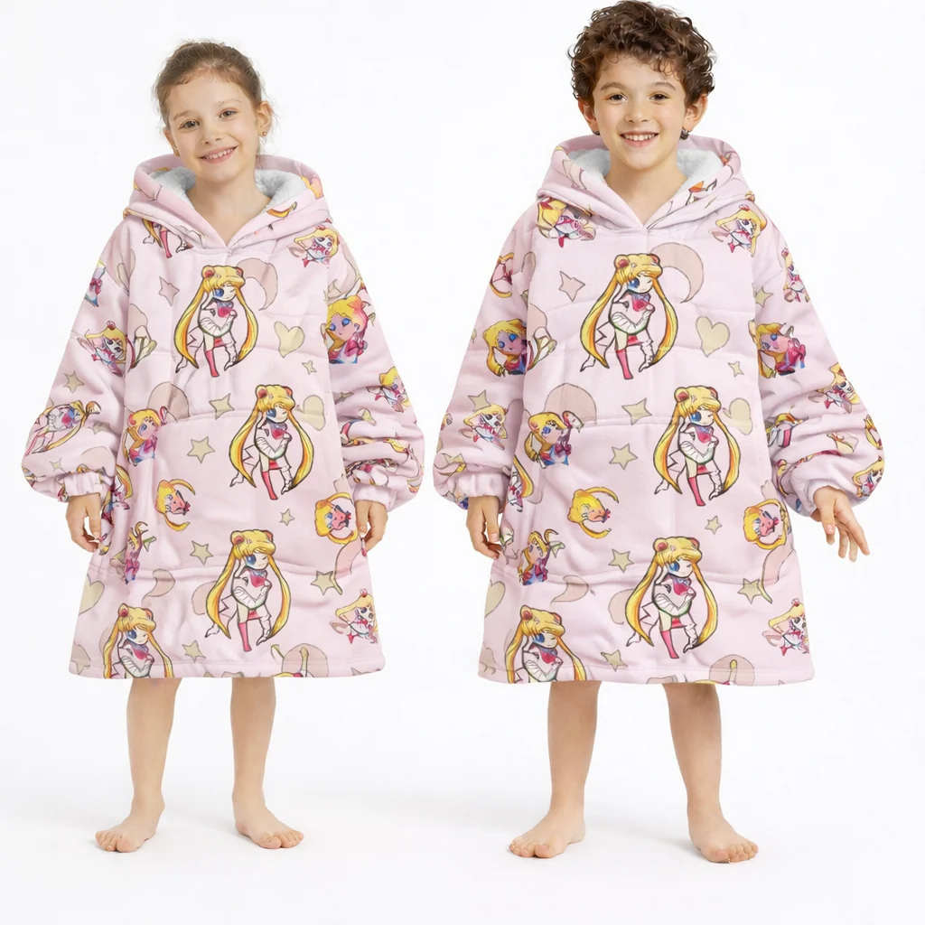 Sailor Moon Wearable Blanket Hoodie for Kids & Adults | OLM Toys - Image 6